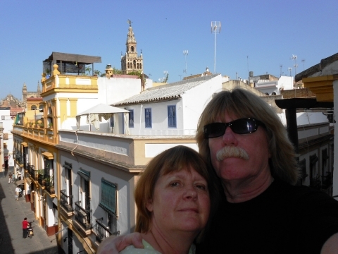 Ed en Marianne in Sevilla